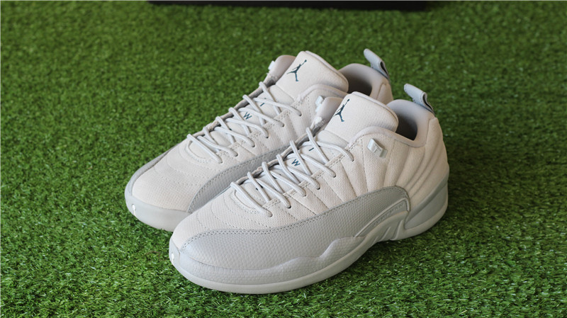 Authentic Air Jordan 12 Wolf Grey Low